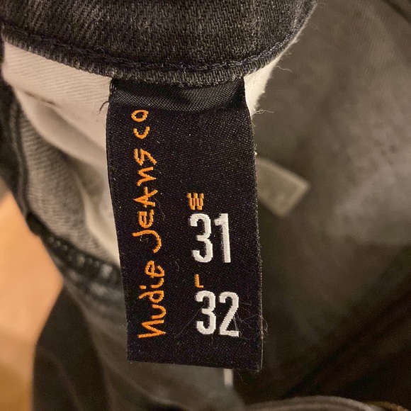 Nudie Jeans Co | NJ2976 | Slim Jim Dry Black Coated | Size 31W 32L - Picture 4 of 13